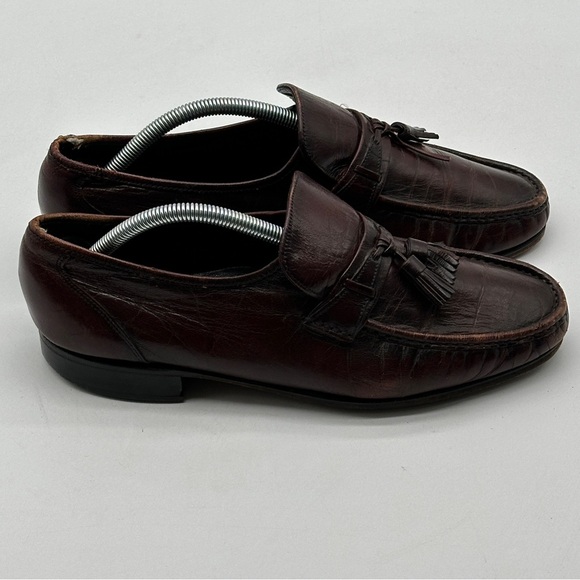 Florsheim Men’s Size 8.5 EEE Moc Toe Tassel Loafer Dress Shoes Classic Office - Picture 1 of 13